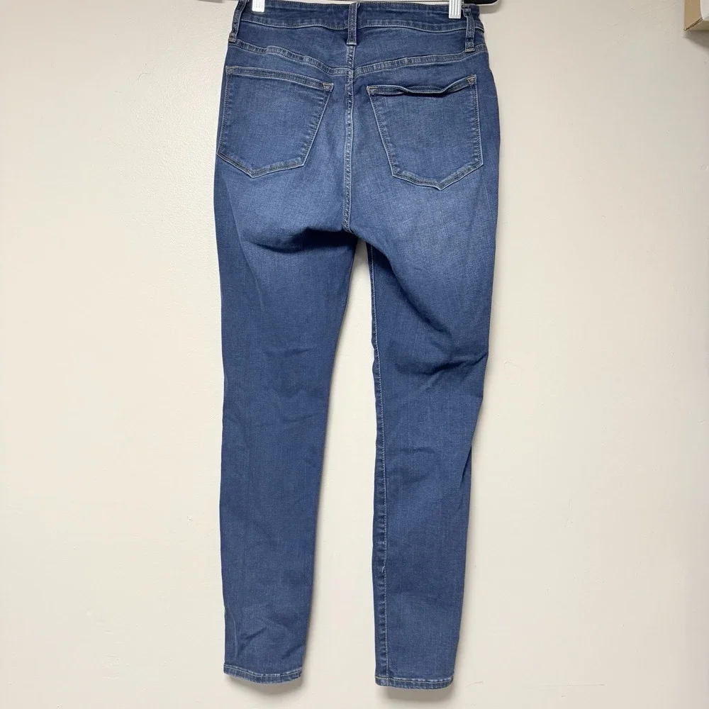 J Crew Curvy 10 High Rise Skinny Women's Blue Jeans Size‎ 28
